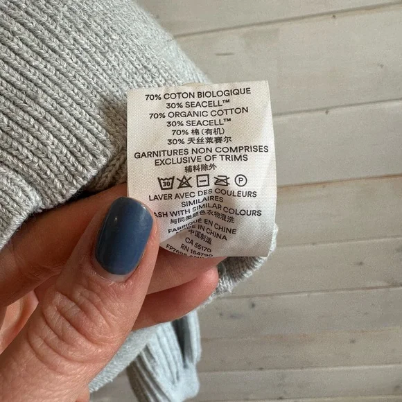 Frank and Oak | Grey Button Front Cardigan - Picture 7 of 8